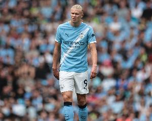 曼城队内本赛季英超射手榜：哈兰德13球居首，有6人各入1球