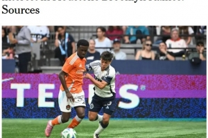 TA：尤文与城市集团有意休斯顿20岁中场布鲁克林-瑞恩斯